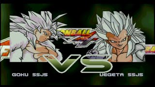 Goku SSJ5 vs Vegeta SSJ5 | CPU vs CPU #7 | Dragon Ball AF M.U.G.E.N