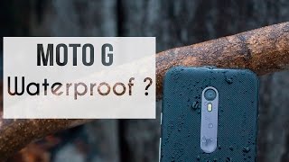 Moto G 3rd Gen Waterproof or Water Resistant?