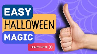 7 EASY MAGIC TRICKS YOU CAN DO FOR HALLOWEEN (tutorial)