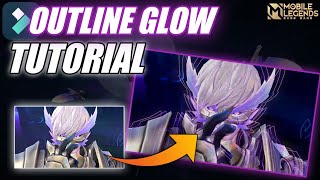 OUTLINE GLOW TUTORIAL Ft. Night Owl Gusion | MLBB | FILMORA 11 | ARZN Gaming