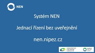 Video návod zadávání veřejné zakázky prostřednictvím JŘBU v NEN