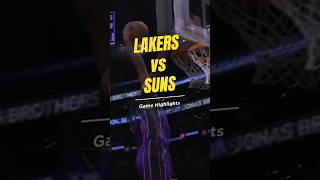 Los Angeles Lakers vs Phoenix Suns | Game Highlights  #basketball #nba #gamehighlights