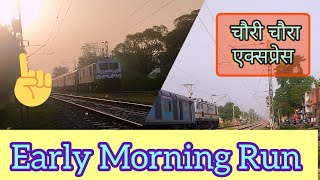 Beautiful Morning Departure 🌄 | चौरी चौरा एक्सप्रेस | भूलनपुर से प्रस्थान 😲 | Indian Railways