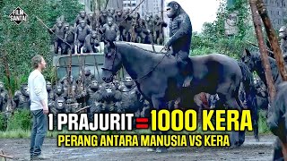 PERANG BERKECAMBUK ANTARA MANUSIA DAN KERA‼️Alur cerita film DAWN OF THE PLANET OF THE APES