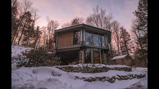 Octagon House in the Woods of the Berkshires