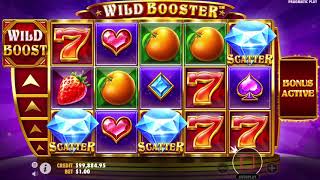 Wild Booster: What happened when the reels spin one hundred times!