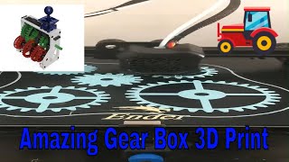 3D Print Gearbox time lapse #shorts