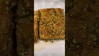 Homemade baklava  with ￼pistachio ￼￼￼￼##