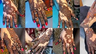 latest henna mehndi designsfor girls 2024 - 2025 #ytvideo #welvetdress#dress#vlogs