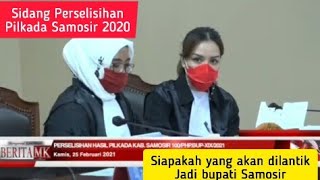 Sidang Perselisihan Pilkada Samosir 2020