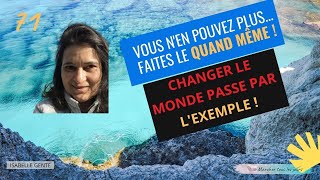 Vous vous êtes engagé faîtes du mieux que vous pouvez.