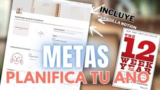 📅 Planifica tu año en 12 Semanas: Plan Maestro de Aceleración de Objetivos