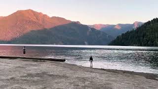 Summer at Lake Crescent Washington. The Pacific Northwest