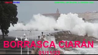 TEMPORAL EN RIAZOR, "BORRASCA CIARÁN" 2023