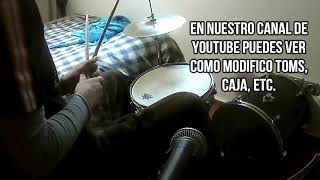 TEST; Microfonear Bateria con un microfono shure SM58  let go hillsong drum cover 1 mic