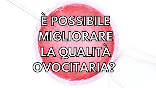 QUALITÀ OVOCITARIA: è possibile migliorarla?