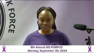 8th Annual GO PURPLE! for Domestic Violence Awareness Month