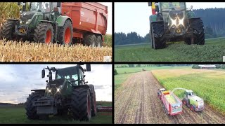 Das Jahr 2018 mit Agrartechnik Unterallgäu Fendt 924/724/718/415/Pöttinger/Claas