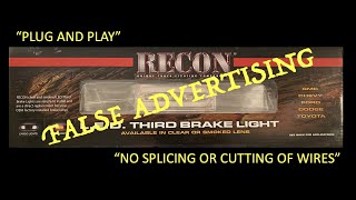 RECON Lighting FRAUD