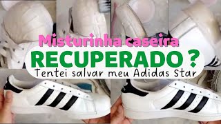 COMO TIRAR AMARELADO DE TENIS BRANCO COM MISTURINHA CASEIRA