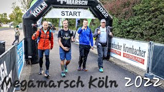 MEGAMARSCH KÖLN 2022 - Meine erste Marschveranstaltung: Schaffe ich 100 km in 24 Stunden? #wandern