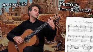 Factory - Heroes of Might and Magic III HotA OST | Guitar Cover (free score/tabs)