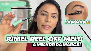 Testando MÁSCARA DE CÍLIOS MELU da Ruby Rose - Nova Marca - Rímel LIKE IT Peel Off | Make com Lari