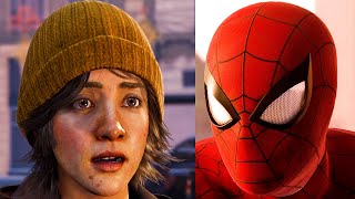 Spider-Man saves homeless woman - Spider-Man Remastered PC