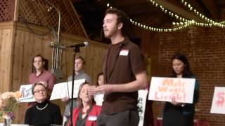 Raise The Wage Activists at Wellstone Dinner, 4/27/14