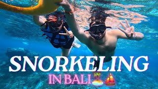 SNORKELING in Nusa Penida BALI🇮🇩 || ( ₹1500 per person) || Underwater Snorkeling