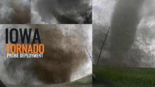 4K SCIENTIFIC PROBE DEPLOYMEANT INSIDE IOWA TORNADO