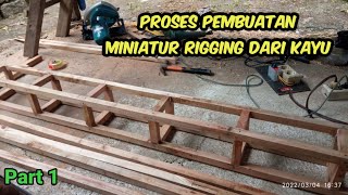 Part 1 || DIY Tutorial Cara Pembuatan Stage Line Aray Sound || Rigging Miniatur Kayu