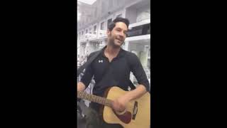 Tom Ellis & Aimee Garcia Singing - Lucifer Instagram Live - Jan 22 2018