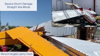 Severe Storms & Straight-line Winds Damage Floyd W. Jones Lebanon Airport -  Lebanon, Missouri