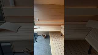 Transformed the terrace into a home SPA center with a Klafs Aura sauna #klafs