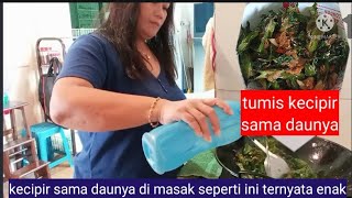 TKW MAKAYSIA AKTIFITAS RUTIN DI DAPUR.TUMIS KECIPIR SAMA DAUNYA