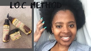 The L.O.C Method Ft My Natural Hair Products | South African YouTuber