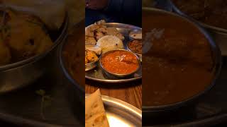 Indian vegetarian Thalidomide and non vegetarian thali