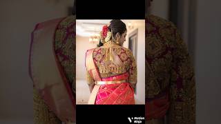 Latest beautiful new back blouse design heavy look bridal look blouse design#short #viral #trending