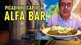 Picadinho do Alfa Bar na Rua do Mercado no centro do Rio de Janeiro