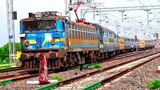 Indian Railways Trains Sounds Effects In India. WAG9HC + WAP4 + WAG7 Etc.