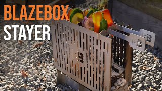 BlazeBox Stayer | Spießgrill & Feuerschale aus Edelstahl