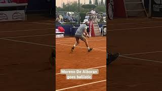 Moreno De Alboran goes ballistic vs Tirante at Valencia Challenger #atpchallengertour #atp