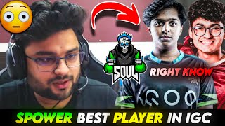 CG AMIT REPLY WHY SPOWER BECOMING BEST PLAYER IN IGC 🔥 GOBLIN FALL 😳