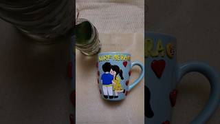 Gift idea for couple|Clay work|coffee mug clay art #shortsvideo #youtubeshorts #youtubeshortsvideo