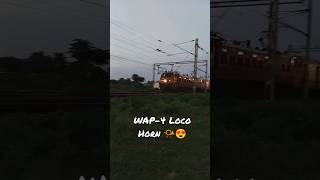 WAP-4 loco Horn 📯😍 #love #railway #status #trending #viral #music #shortvideo #train #short #shorts