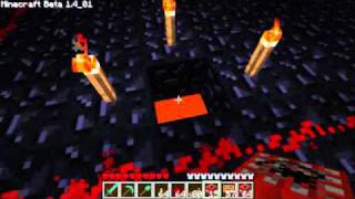 Minecraft - TNT Drop Tubes with Lava Flooder System