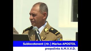 AMVVD  - interviu cu președintele asociației Marius Apostol