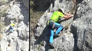 Pilli Bebek 5c+, VI Tırmanıcı: Nazmi Öztürk İzmir Kaynaklar Kaya Tırmanışı Rock Climbing Turkey