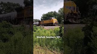 Union Pacific Power on NS 101 #ns #norfolksouthern #up #unionpacific @CameraBryan #trainvideo